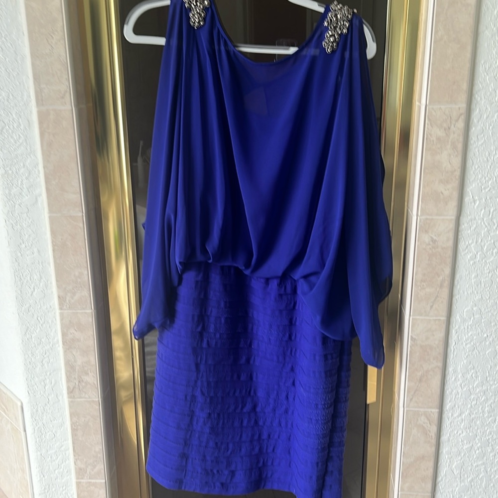 Blue dress